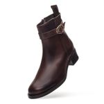 Bota Feminina Navona Castanho
