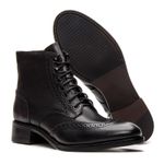 Coturno Feminino Padova Preto Solado Top Rubber
