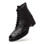 Coturno Feminino Padova Preto Solado Top Rubber