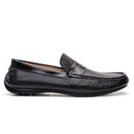 Mocassim Masculino Drive de Couro Floater Preto