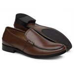 Mocassim Argentino Masculino de Couro Havana 4303