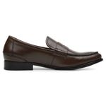 Mocassim Argentino Masculino de Couro Marrom escuro 4304