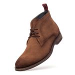Bota Casual Bormio Couro Suede Capuccino