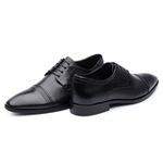 Derby Cap Toe Preto Scatamacchia 4815