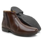 Bota Masculina Conforto com Zíper 4904 Café