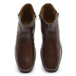 Bota Masculina Conforto com Zíper 4904 Café