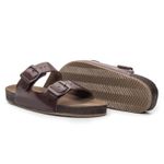 Sandália Estilo Birken Chocolate com Fivela Chocolate