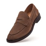 Sapato Loafer Masculino Ancona Camurça Trufa