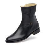 Bota Social Masculina Preta 7024