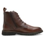 Bota Masculina de Couro com Cadarço 7151 Chocolate