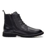 Bota Derby Masculina de Couro Turim com Cadarço Preta