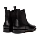 Bota Social Masculina Chelsea Torino em Couro Preta