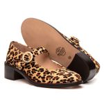 Sapato Boneca Camellia Pelo Animal Print