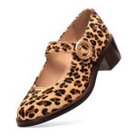 Sapato Boneca Camellia Pelo Animal Print