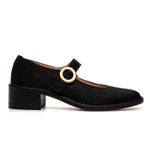 Sapato Boneca Camellia Pelo Preto
