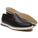 Mocassim Casual Masculino Preto ABD005