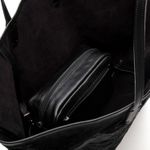 Bolsa Feminina Rina Pelo Preto Grande