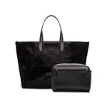 Bolsa Feminina Rina Pelo Preto Média
