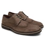 Sapato Casual Masculino Derby Marrom escuro Bro002