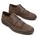 Sapato Casual Masculino Derby Marrom escuro Bro002