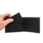 Carteira Masculina Dante em Couro Preto – Carteira e Porta-Cartões 2 em 1