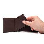 Carteira Masculina Gianni em Couro – Carteira e Porta-Cartões 2 em 1 | Cor Café