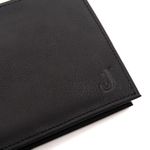 Carteira Masculina Gianni em Couro Preto – Carteira e Porta-Cartões 2 em 1