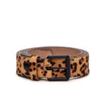 Cinto de Couro Piazza Couro Animal Print