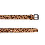 Cinto de Couro Piazza Couro Animal Print