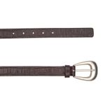 Cinto de Couro Croco Rovere Café