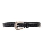 Cinto de Couro Croco Rovere Preto