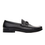 Mocassim Monaco Black Floater Solado de Borracha