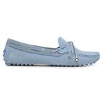 Mocassim Feminino Drive Camurça Azul Claro GT001