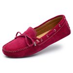 Mocassim Feminino Drive Camurça Pink Gt001