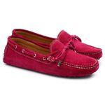 Mocassim Feminino Drive Camurça Pink Gt001