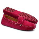 Mocassim Feminino Drive Camurça Pink Gt001