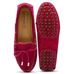 Mocassim Feminino Drive Camurça Pink Gt001