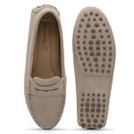 Mocassim Feminino Driver Camurça Gelo GT003