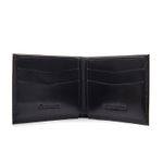 Carteira Masculina Porta Cartão de Couro 5015 Preta