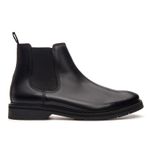 Bota Chelsea Montoro Masculina de Couro Preto
