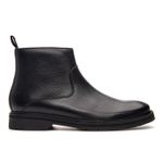 Bota Masculina Torrione com Zíper de Couro Preto