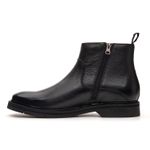 Bota Masculina Torrione com Zíper de Couro Preto