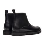 Bota Masculina Torrione com Zíper de Couro Preto