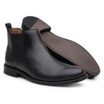 Bota Chelsea Masculina Preta Lvl002