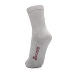 Meia de Algodão Cano Alto Off White