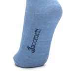 Meia de Algodão Cano Alto 3/4 Azul Claro