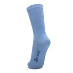 Meia de Algodão Cano Alto 3/4 Azul Claro