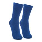 Meia de Algodão Cano Alto 3/4 Azul Escuro