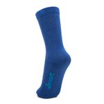 Meia de Algodão Cano Alto 3/4 Azul Escuro