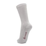 Meia de Algodão Cano Alto 3/4 Off White